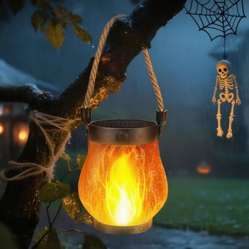 Solar Outdoor Porch Flame Lanterns - My Good Buys - Solar Outdoor Porch Flame Lanterns