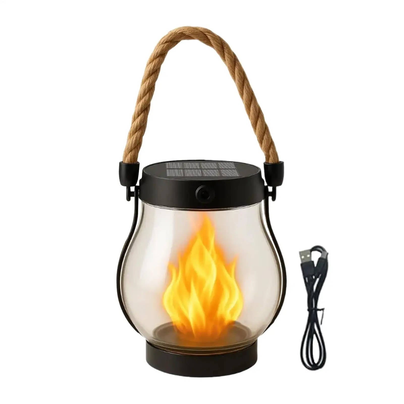Solar Outdoor Porch Flame Lanterns - My Good Buys - Solar Outdoor Porch Flame Lanterns