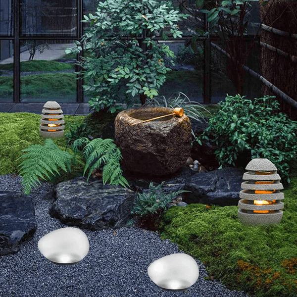 Solar Pebble ABS Sandblasted LED Outdoor Landscape Glass Light - My Good Buys - Solar Pebble ABS Sandblasted LED Outdoor Landscape Glass Light