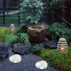 Solar Pebble ABS Sandblasted LED Outdoor Landscape Glass Light - My Good Buys - Solar Pebble ABS Sandblasted LED Outdoor Landscape Glass Light