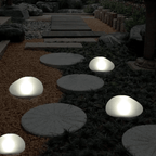 Solar Pebble ABS Sandblasted LED Outdoor Landscape Glass Light - My Good Buys - Solar Pebble ABS Sandblasted LED Outdoor Landscape Glass Light