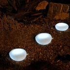Solar Pebble ABS Sandblasted LED Outdoor Landscape Glass Light - My Good Buys - Solar Pebble ABS Sandblasted LED Outdoor Landscape Glass Light
