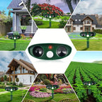 Solar-Powered Animal Repeller With Ultrasound - My Good Buys - Solar-Powered Animal Repeller With Ultrasound