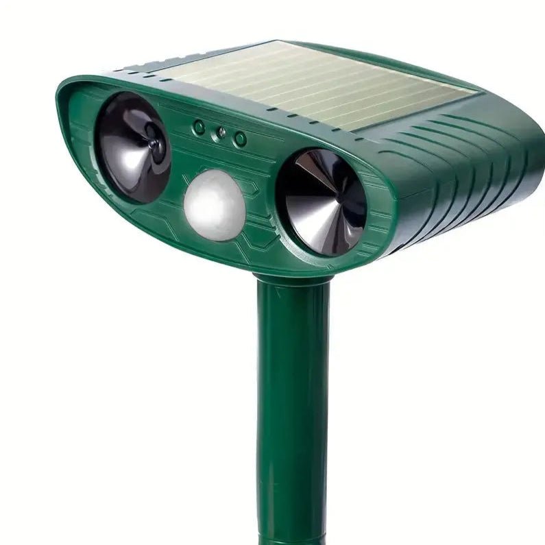 Solar-Powered Animal Repeller With Ultrasound - My Good Buys - Solar-Powered Animal Repeller With Ultrasound