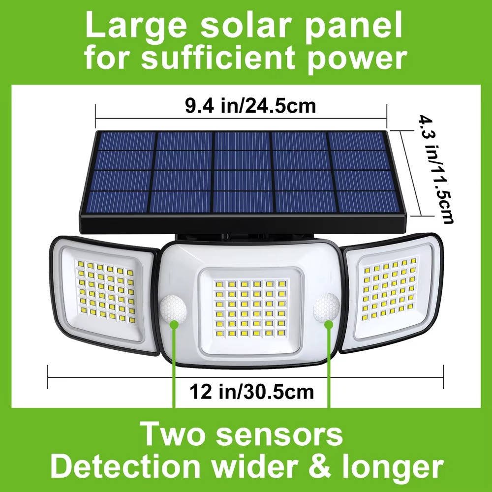 Solar Powered Flood Lights With Motion Sensor - My Good Buys - Solar Powered Flood Lights With Motion Sensor
