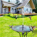 Solar-Powered Garden Fountain Pump - My Good Buys - Solar-Powered Garden Fountain Pump