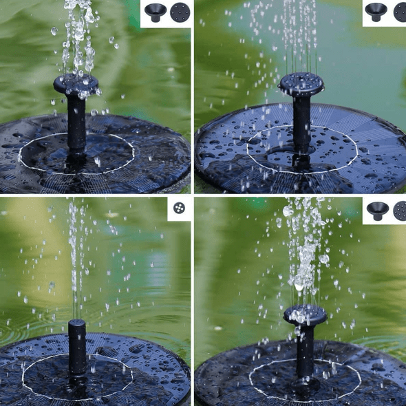 Solar-Powered Garden Fountain Pump - My Good Buys - Solar-Powered Garden Fountain Pump