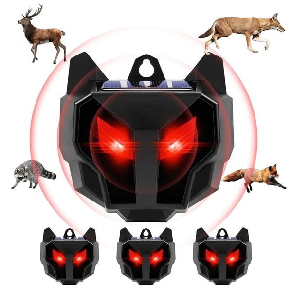 Solar Powered Outdoor Nocturnal Animal Repeller 2PCS - My Good Buys - Solar Powered Outdoor Nocturnal Animal Repeller 2PCS