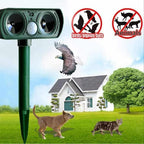 Solar-powered Ultrasonic Animal Repellent - My Good Buys - Solar-powered Ultrasonic Animal Repellent