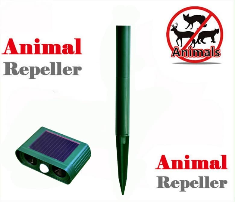 Solar-powered Ultrasonic Animal Repellent - My Good Buys - Solar-powered Ultrasonic Animal Repellent