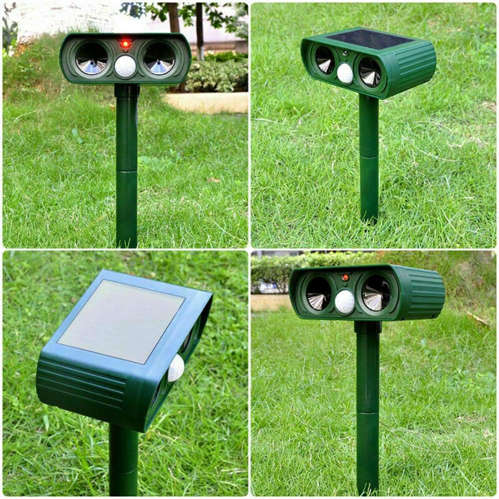 Solar-powered Ultrasonic Animal Repellent - My Good Buys - Solar-powered Ultrasonic Animal Repellent