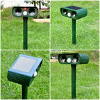 Solar-powered Ultrasonic Animal Repellent - My Good Buys - Solar-powered Ultrasonic Animal Repellent
