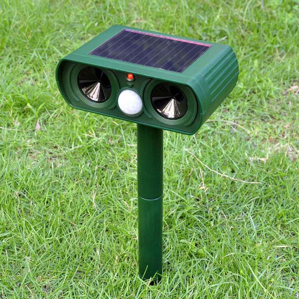 Solar-powered Ultrasonic Animal Repellent - My Good Buys - Solar-powered Ultrasonic Animal Repellent