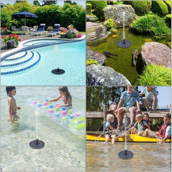 Solar-Powered Water Fountain - My Good Buys - Solar-Powered Water Fountain