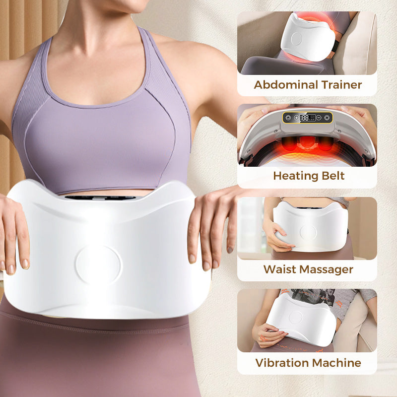 Cordless Electric Abdominal Massager for Fat Burning and Digestion