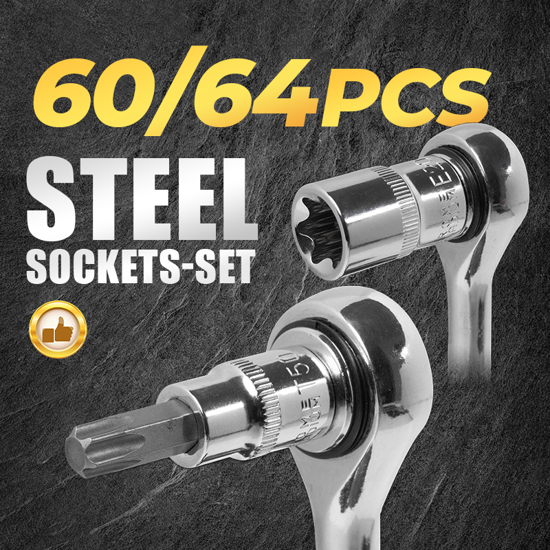 🔩 Ultimate socket set for mechanics – CR-V Steel Sockets Set