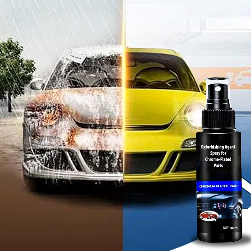 ✨ RESTORE CHROME TO ITS FORMER GLORY – NO POLISHING NEEDED! 🔥