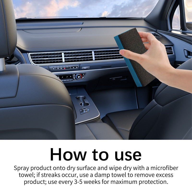 🚗BUY 2 GET 1 FREE !🔥Car Interior Polish Cleaner – Deep Cleaning, Restores Shine & Non-Toxic Formula ✨
