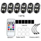 Portable Car LED Warning Light with Remote