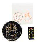 ✨ Expression & Gesture LED Sign Light for Car Rear Window