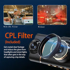 🏆50% Off!🚗4-Channel HD Dashcam with Front Interior Rear Recording🎥