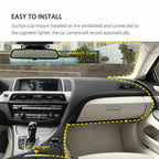 🚗🎥Dash Cam 3 Cameras 1080P HD – Front + Interior + Rear with Reverse 🔥