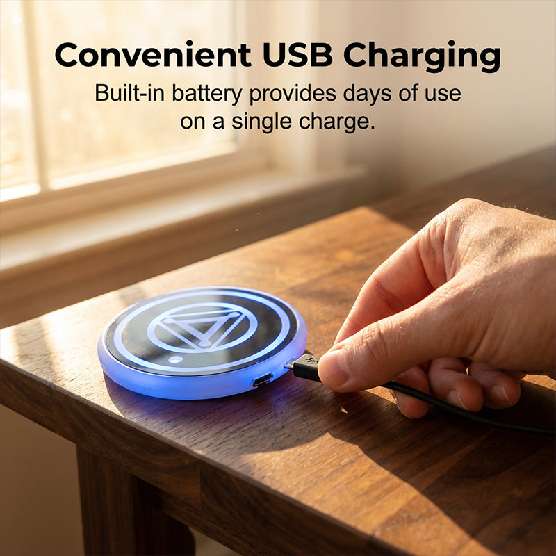 Rechargeable LED Car Cup Holder Lights
