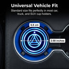 Rechargeable LED Car Cup Holder Lights