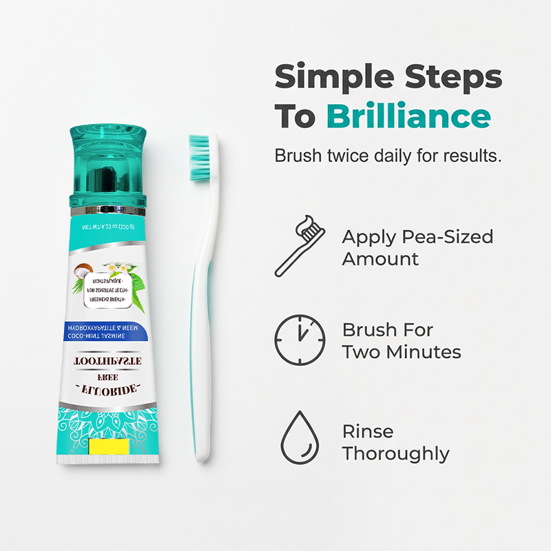🥥💜Natural Coco-Mint & Neem Toothpaste