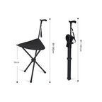 Folding Walking Cane with Seat