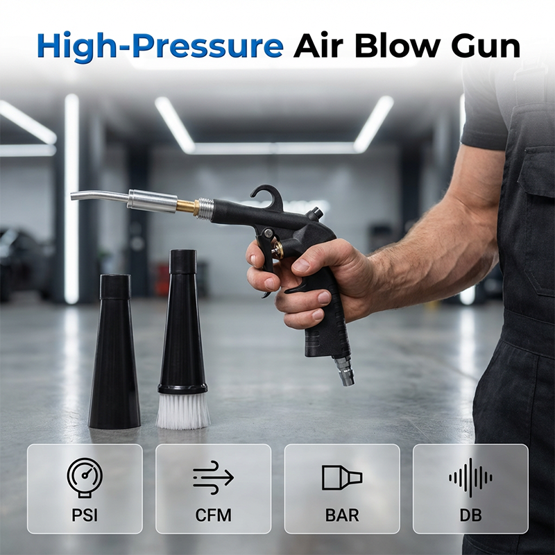 High-Pressure Pneumatic Air Cleaning Gun