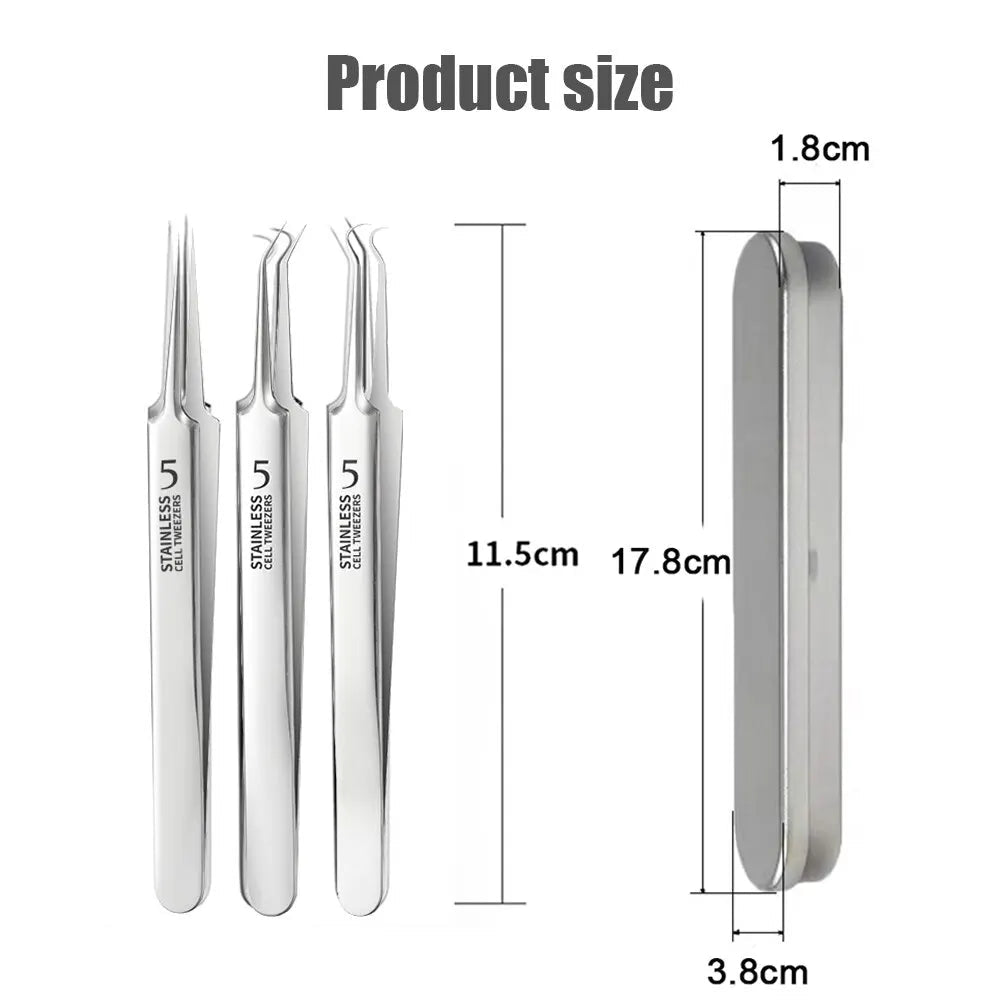 Stainless Steel Blackhead Remover Tool - 3Pcs Set - My Good Buys - Stainless Steel Blackhead Remover Tool - 3Pcs Set