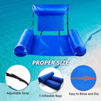 Swimming Chair with Backrest for Maximum Comfort - My Good Buys - Swimming Chair with Backrest for Maximum Comfort