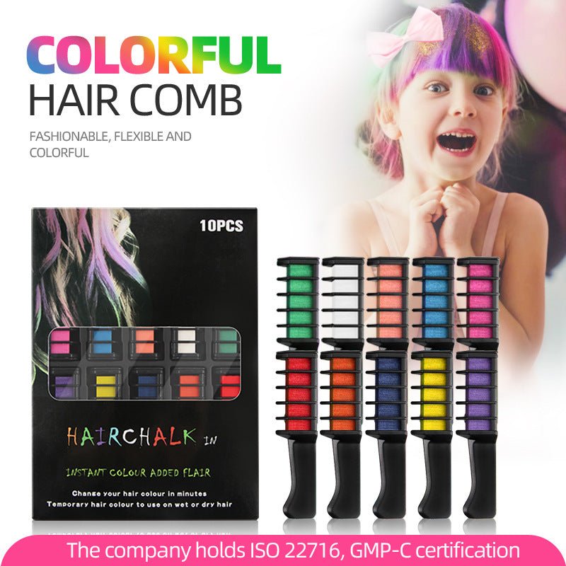 ✨Temporary Hair Dye Chalk Comb- Cruelty Free - My Good Buys - ✨Temporary Hair Dye Chalk Comb- Cruelty Free