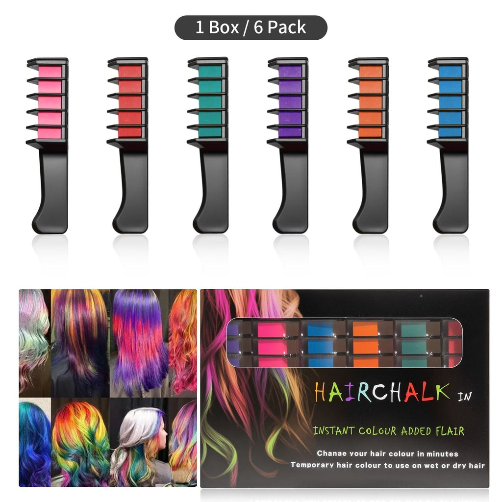 ✨Temporary Hair Dye Chalk Comb- Cruelty Free - My Good Buys - ✨Temporary Hair Dye Chalk Comb- Cruelty Free