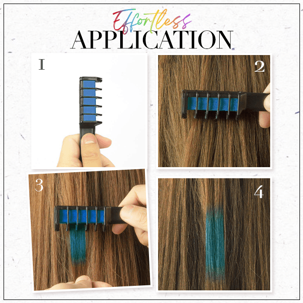 ✨Temporary Hair Dye Chalk Comb- Cruelty Free - My Good Buys - ✨Temporary Hair Dye Chalk Comb- Cruelty Free