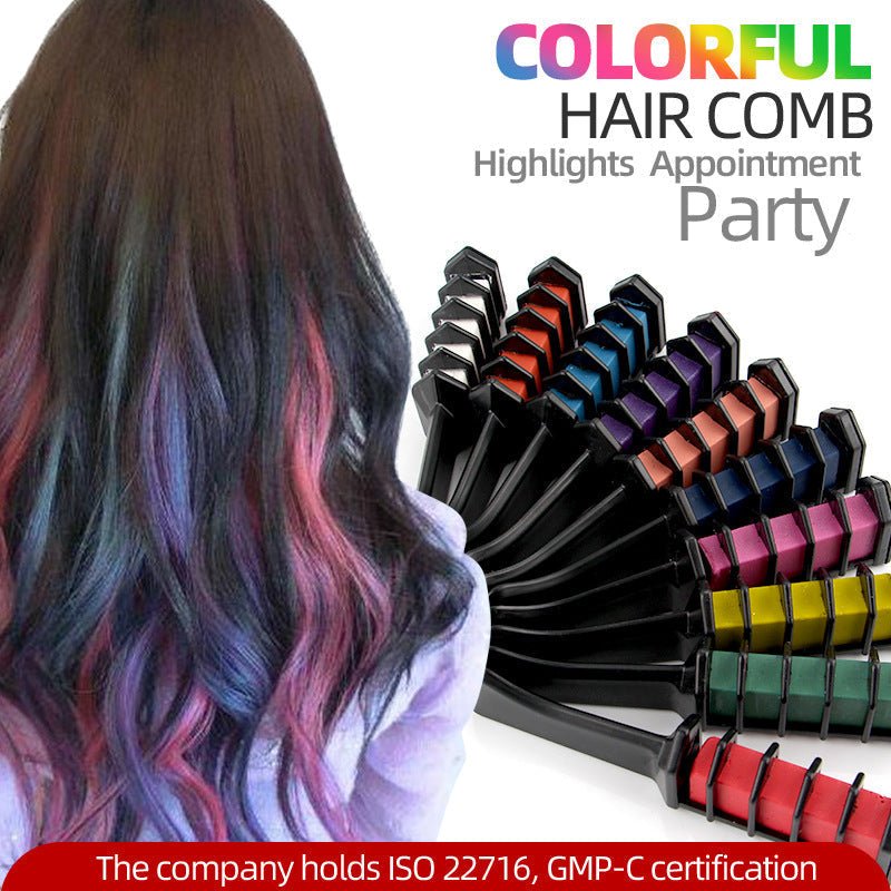 ✨Temporary Hair Dye Chalk Comb- Cruelty Free - My Good Buys - ✨Temporary Hair Dye Chalk Comb- Cruelty Free