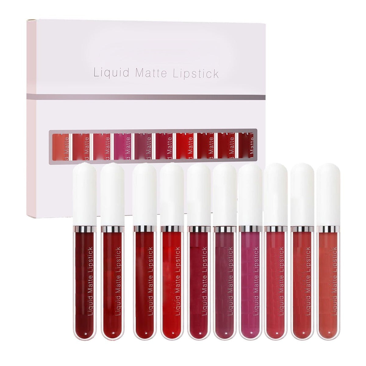 ⏳Time-Limited Special⏰10Pcs Matte Waterproof Long Lasting Lip Gloss - My Good Buys - ⏳Time-Limited Special⏰10Pcs Matte Waterproof Long Lasting Lip Gloss
