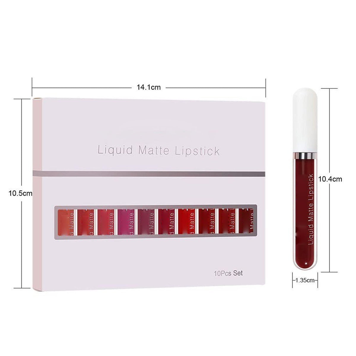 ⏳Time-Limited Special⏰10Pcs Matte Waterproof Long Lasting Lip Gloss - My Good Buys - ⏳Time-Limited Special⏰10Pcs Matte Waterproof Long Lasting Lip Gloss