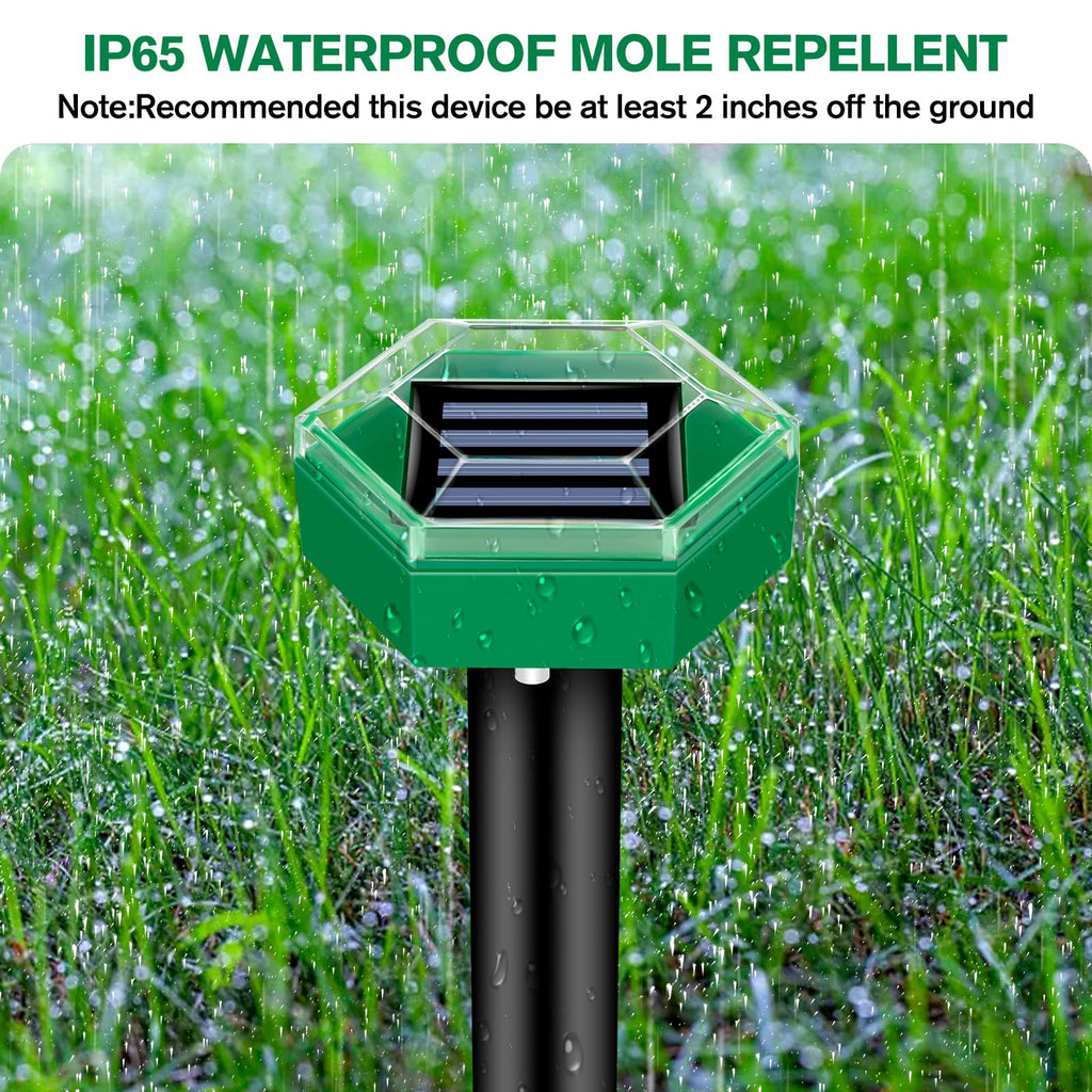 Ultrasonic Mole Repellent 4-Pack - My Good Buys - Ultrasonic Mole Repellent 4-Pack