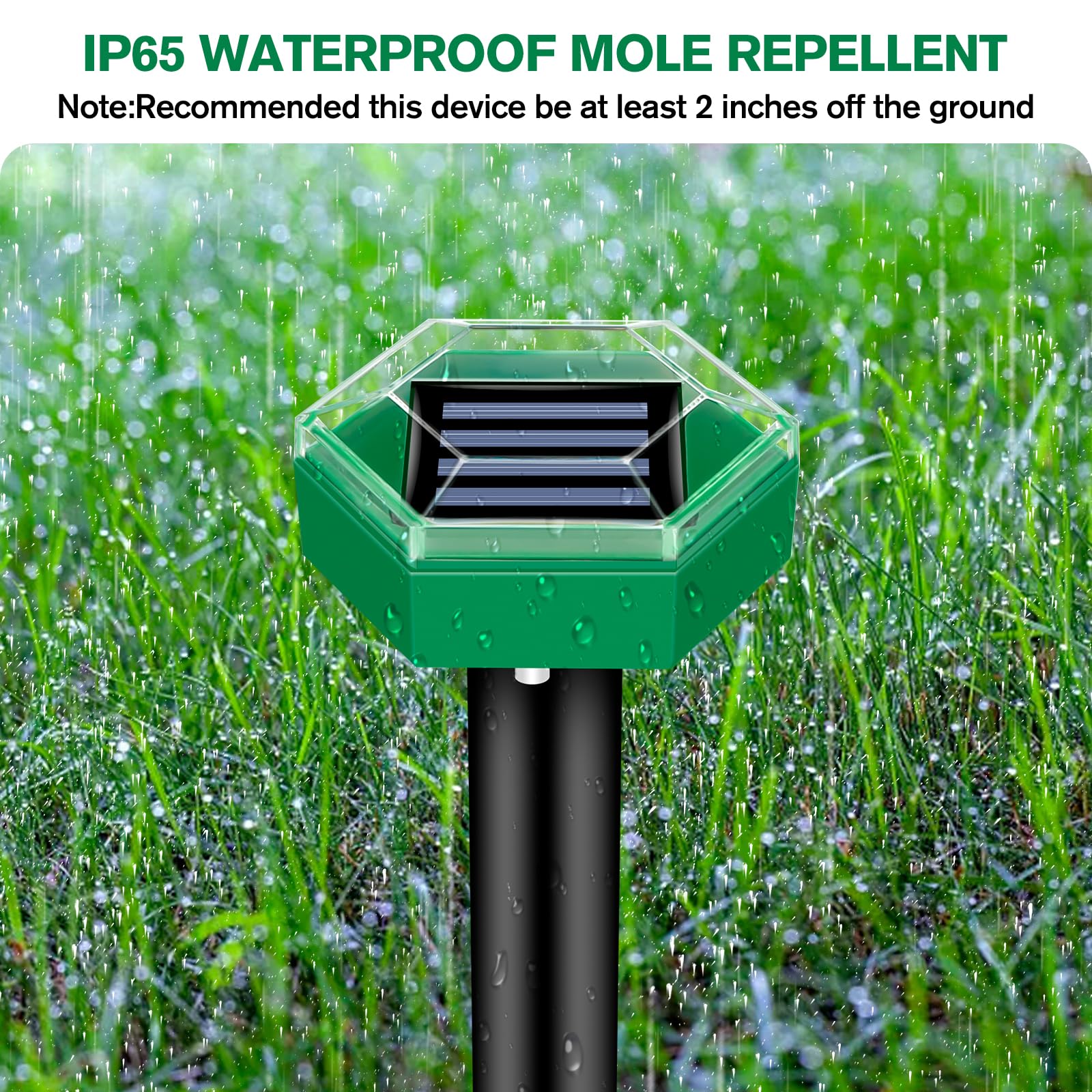 Ultrasonic Mole Repellent 4-Pack - My Good Buys - Ultrasonic Mole Repellent 4-Pack