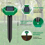 Ultrasonic Mole Repellent 4-Pack - My Good Buys - Ultrasonic Mole Repellent 4-Pack