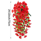 UV Resistant Artificial Morning Glory Flower Hanging Decor - My Good Buys - UV Resistant Artificial Morning Glory Flower Hanging Decor