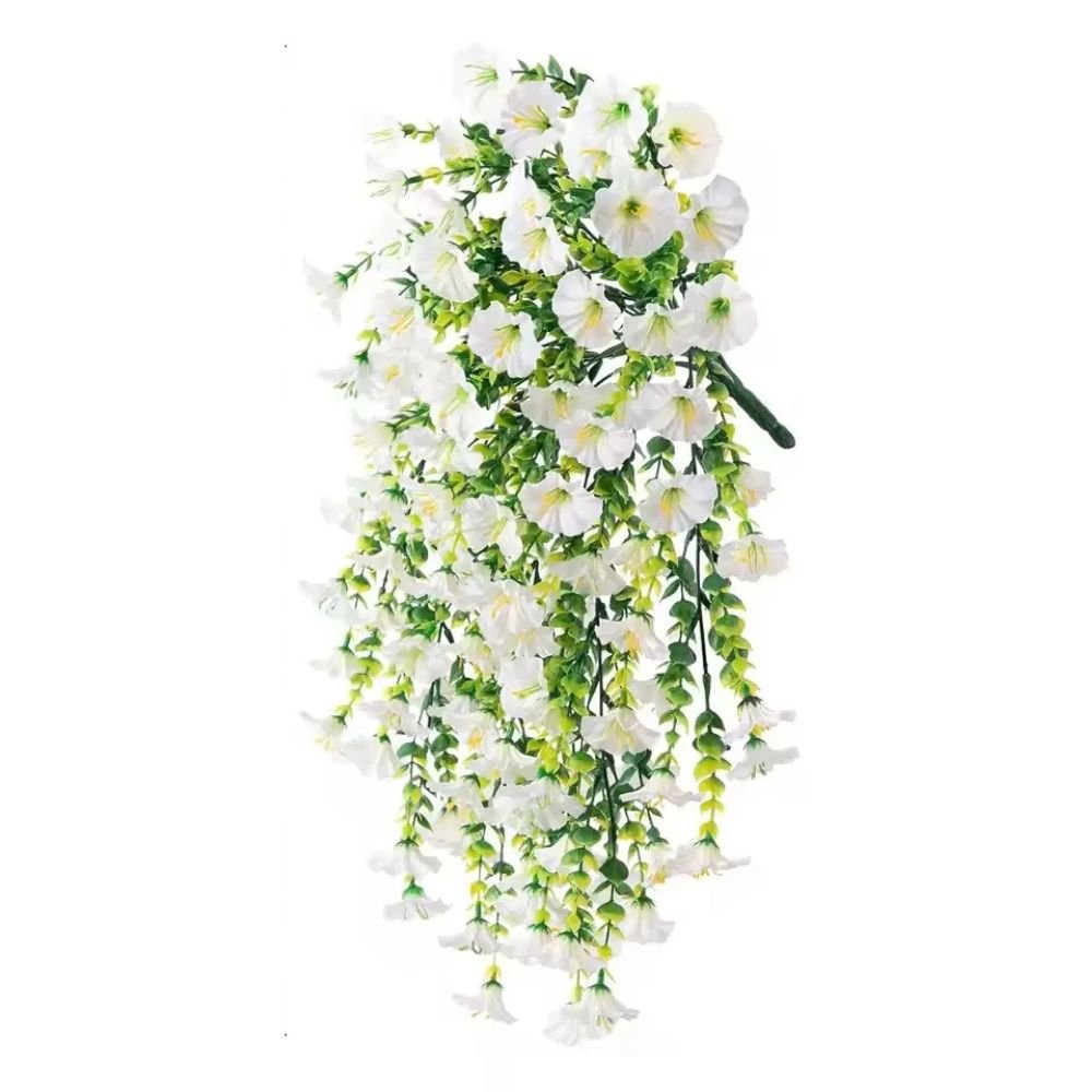 UV Resistant Artificial Morning Glory Flower Hanging Decor - My Good Buys - UV Resistant Artificial Morning Glory Flower Hanging Decor