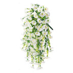 UV Resistant Artificial Morning Glory Flower Hanging Decor - My Good Buys - UV Resistant Artificial Morning Glory Flower Hanging Decor