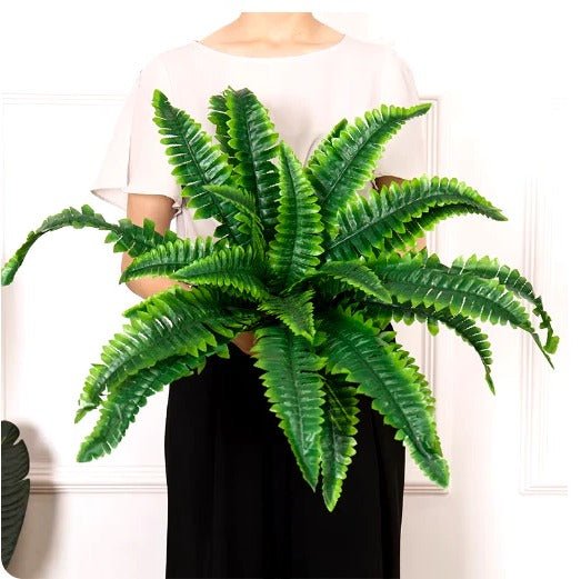 UV Resistant Lifelike Artificial Boston Fern For Outdoors - My Good Buys - UV Resistant Lifelike Artificial Boston Fern For Outdoors
