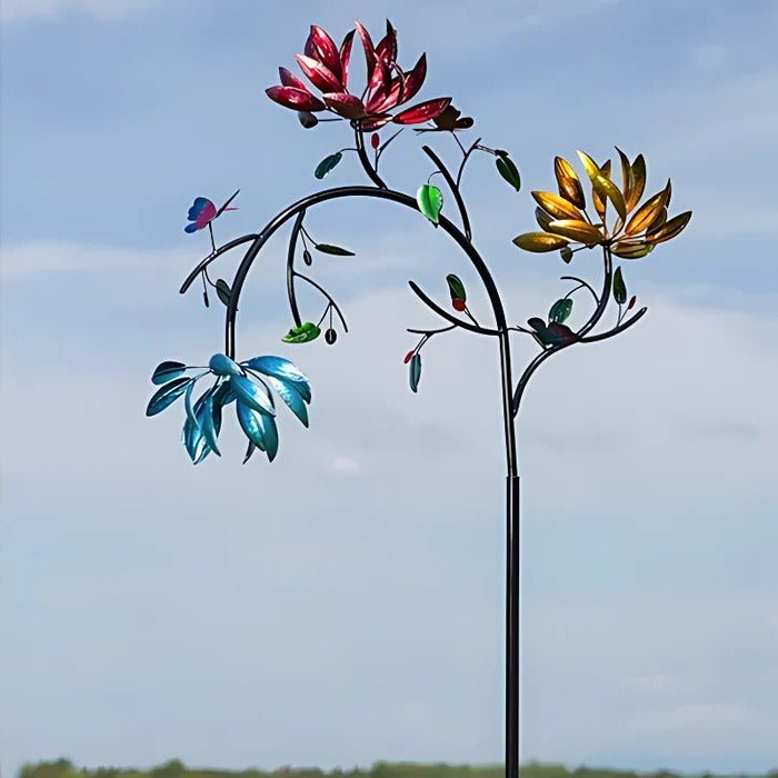 Vibrant Summer Flower Wind Spinner - My Good Buys - Vibrant Summer Flower Wind Spinner