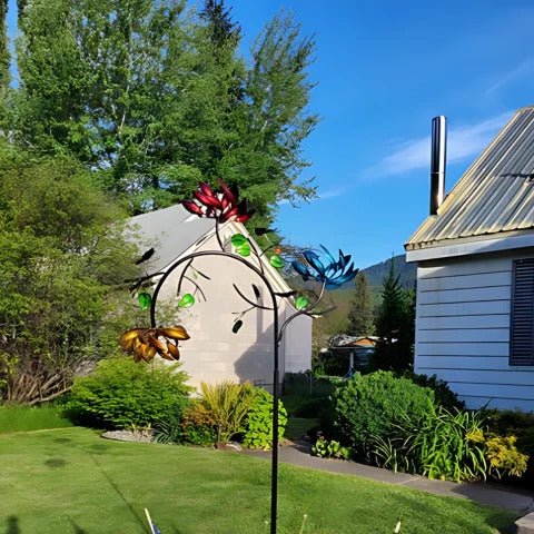 Vibrant Summer Flower Wind Spinner - My Good Buys - Vibrant Summer Flower Wind Spinner
