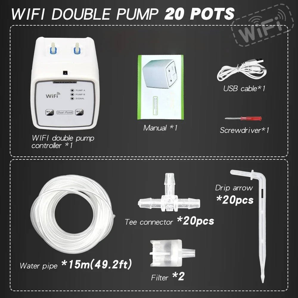 Wifi Smart Automatic Waterer For Plants - Up To 20 Pots - My Good Buys - Wifi Smart Automatic Waterer For Plants - Up To 20 Pots