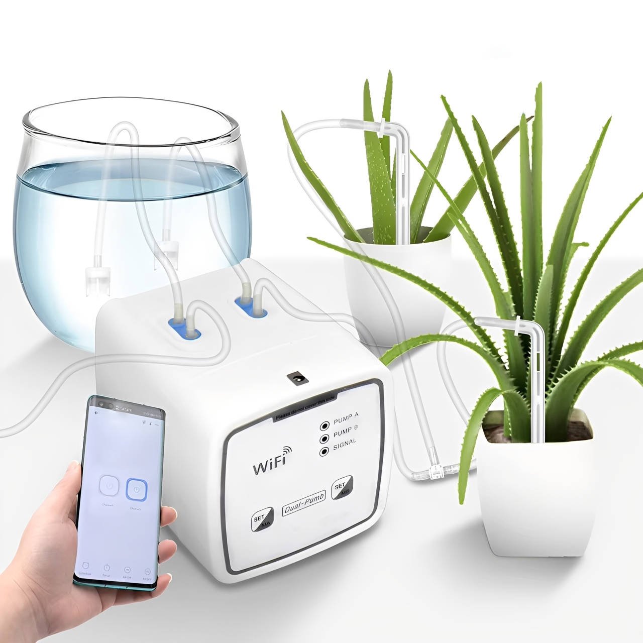 Wifi Smart Automatic Waterer For Plants - Up To 20 Pots - My Good Buys - Wifi Smart Automatic Waterer For Plants - Up To 20 Pots